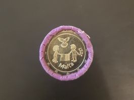 2 EURO Sondermünze Malta 2017 - "Solidarity and peace" - unz