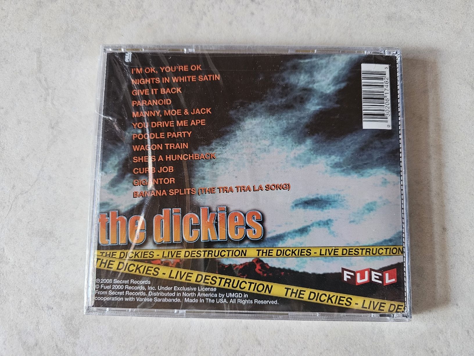 CD: The Dickies  -  Live Destruction  /  Fabrikneu – Nuovo e nell'imballaggio originale da Schneisingen venduto da backstore24 1