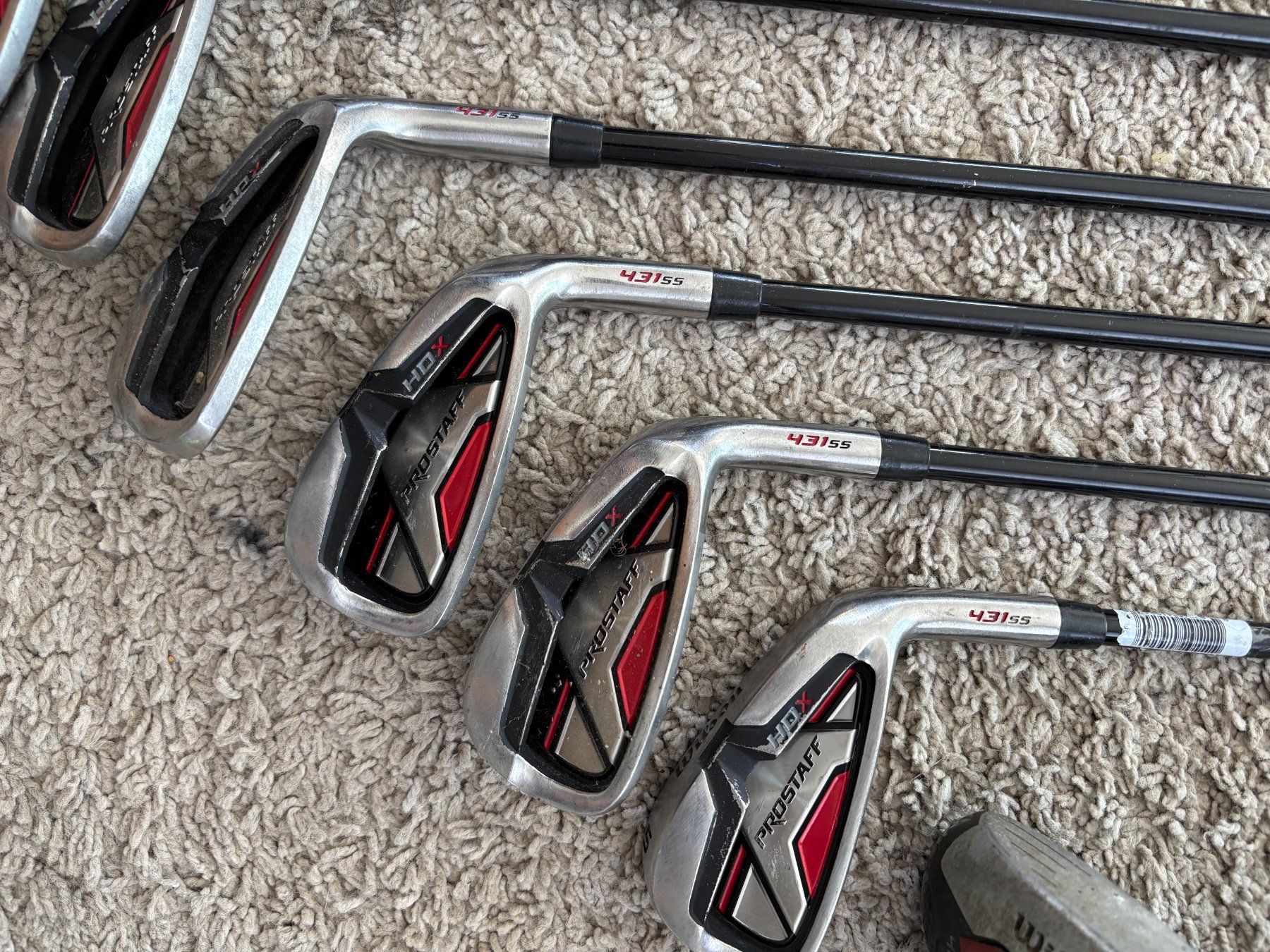 Wilson Mazze & Set: Wilson Prostaff HDX Golfset Herren, Rechtshand, Regular Flex – Usato da weggis venduto da Bubububu 2