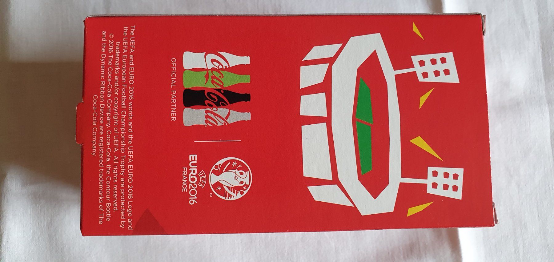 Coca-Cola Bicchieri: 1 Coca Cola Glas UEFA 2016 – Nuovo e nell'imballaggio originale da Läufelfingen venduto da jac_vp95 1