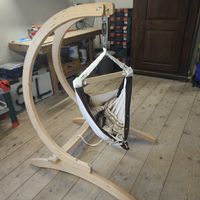 Baby Hängematte mit Gestell Holz gut erhalten