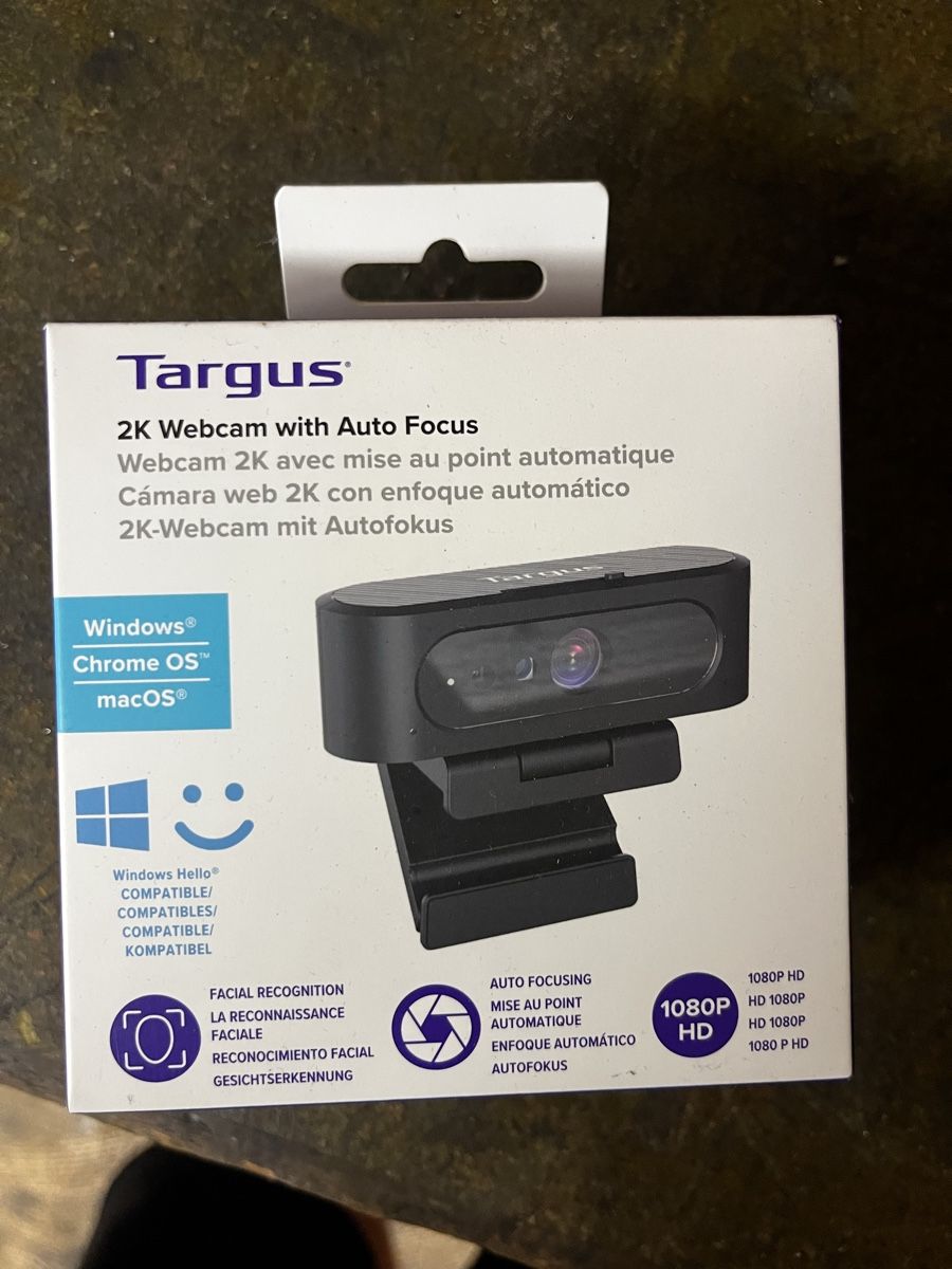 Webcam: Targus 2K Webcam mit Autofokus neu – Nuovo e nell'imballaggio originale da Niedergösgen venduto da fuhrer111