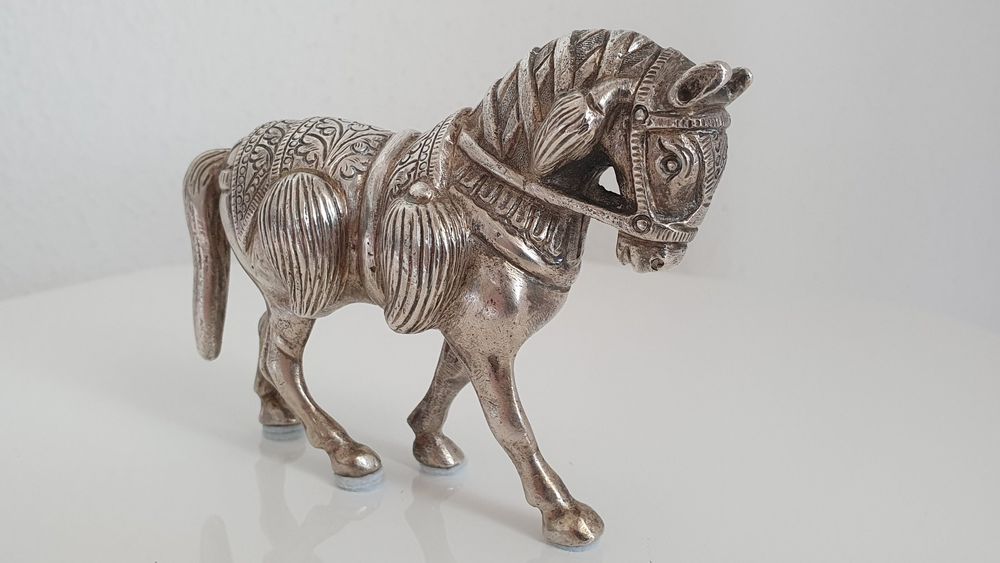 Pferd • 800 gstpl. Silber - 268gr. • 70/80 J. • wunderschön! 4
