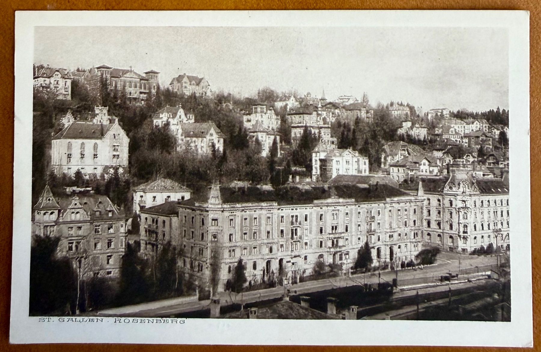 Cartoline postali: St. Gallen - Rosenberg - AK – Usato da Lutry venduto da Ediego