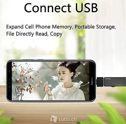 Unità & Adattatore: USB-C  >>  USB-A  - Adapter Übergangs-Stecker Converter – Nuovo e nell'imballaggio originale da Hinwil venduto da Sevenshop 1