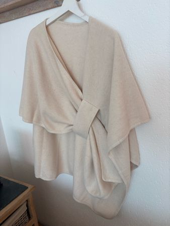 fleece Poncho Damen