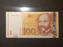 Kroatien 100 Kuna Banknote - Ivan Mazuranic - 2012