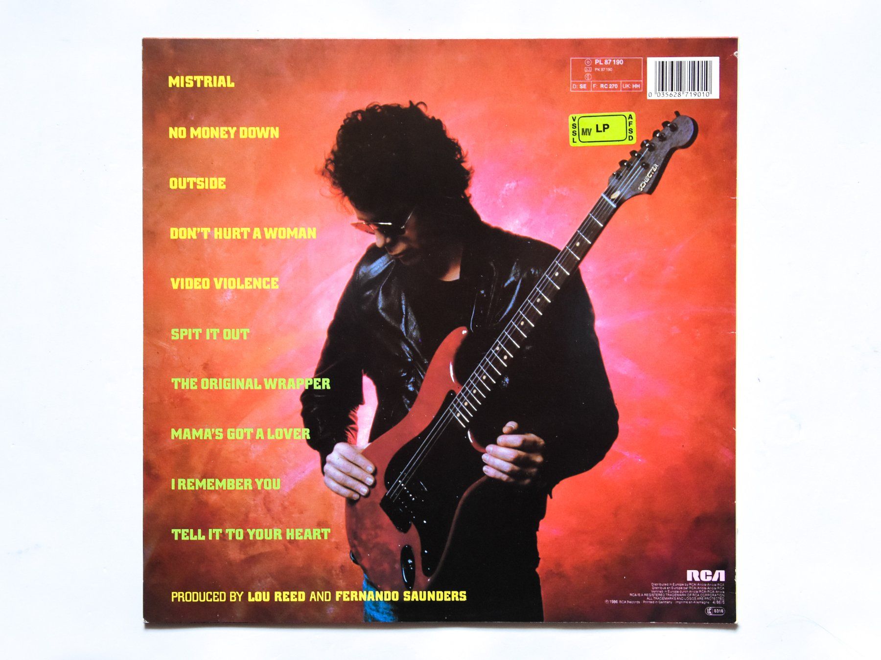 Dischi in vinile: Lou Reed - Mistrial – Usato da Belmont-sur-Yverdon venduto da ag97 1