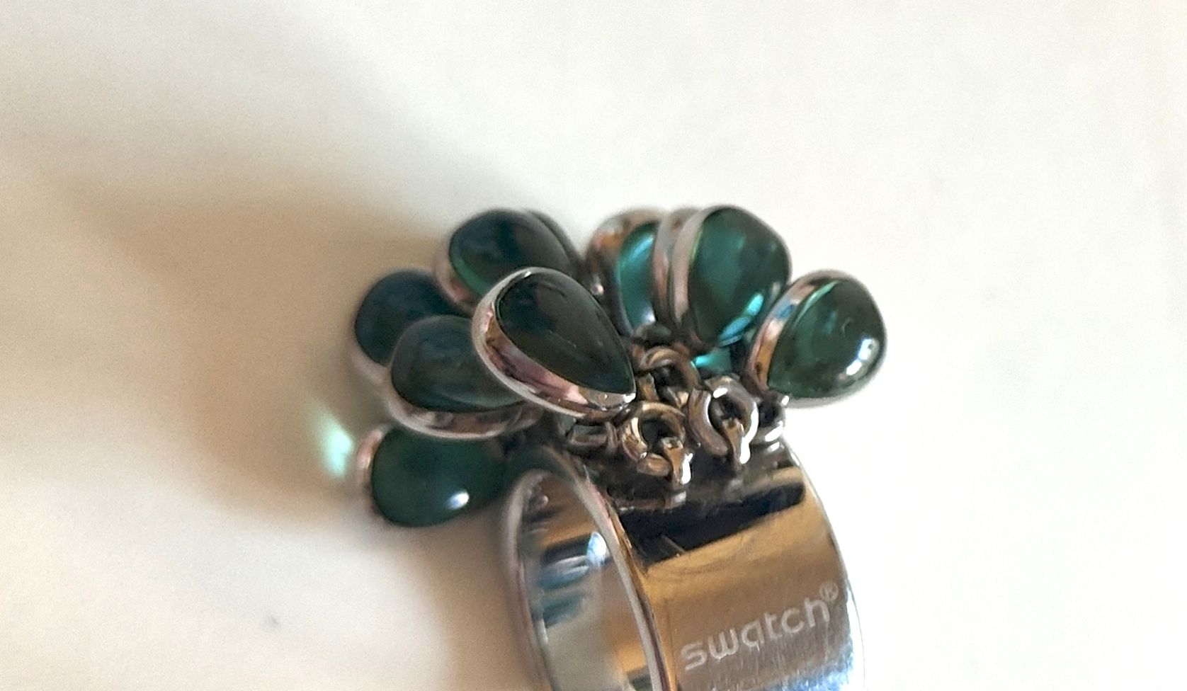 Swatch Anelli: Bague Swatch ( 1,5cm diam. ) – Usato da Biel/Bienne venduto da notfun 1