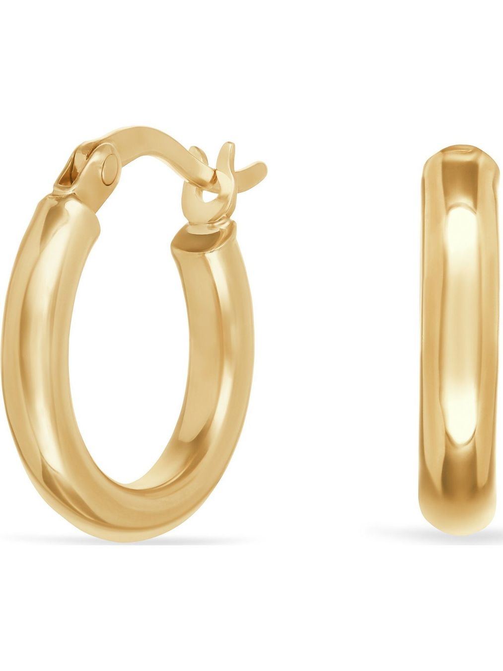 Ohrringe & -stecker: Creolen 375er Gelbgold – Neu und originalverpackt aus Hemmental von Royalgold 1