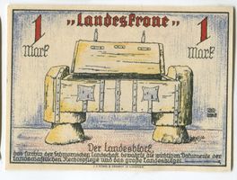 Notgeld "1 Mark. Fehmarn"
