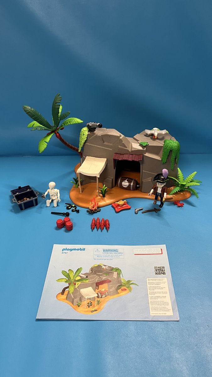 Playmobil Giocattoli: Playmobil Insel mit Pirat – Usato da Winterthur venduto da Strubina 1