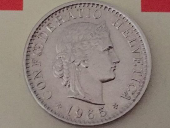 Tutti le monete: 20 Rappen 1965 vz – Usato da Elsau venduto da herbybay