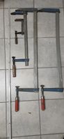 Schraubzwingen Set 4 Stück gebraucht verschiedene Grössen