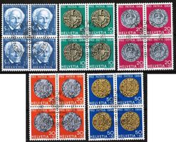 1964  Pro Patria   4 Block    gestempelt Ersttag