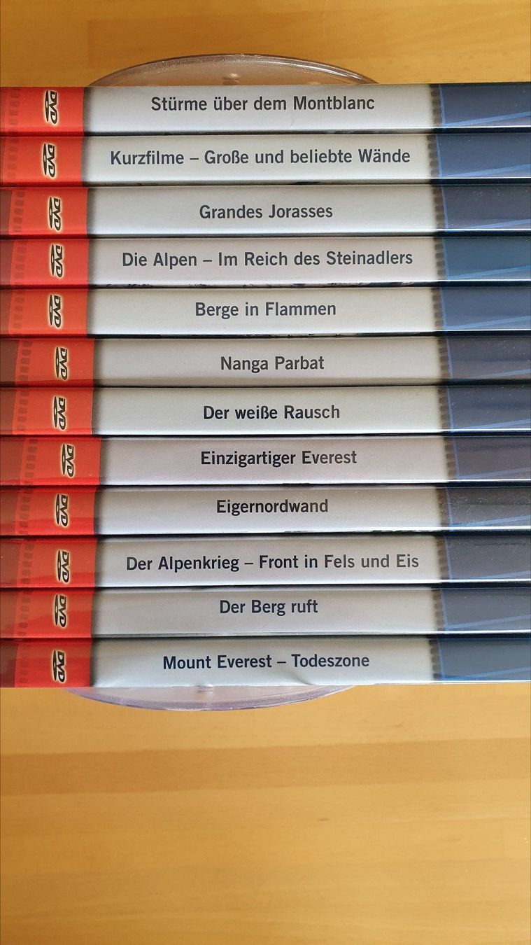 Alle DVDs: ALPIN - Bergfilm-Edition - 12 DVDs – Gebraucht aus Boniswil von Istiophorus
