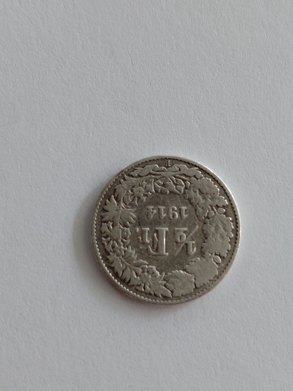 Alle Münzen: 2 x 50 Rappen 1913 und 1914 – Gebraucht aus Bonaduz von topolino052 3