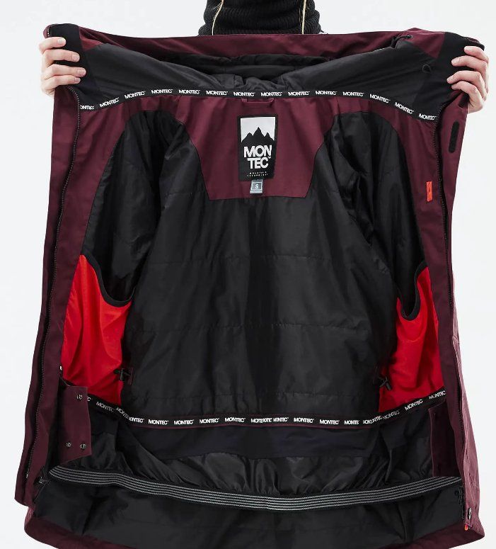 Montec Giacche: Skijacke Montec Damen Burgundy – Nuovo (secondo la descrizione) da Biel/Bienne venduto da jac_pw5y