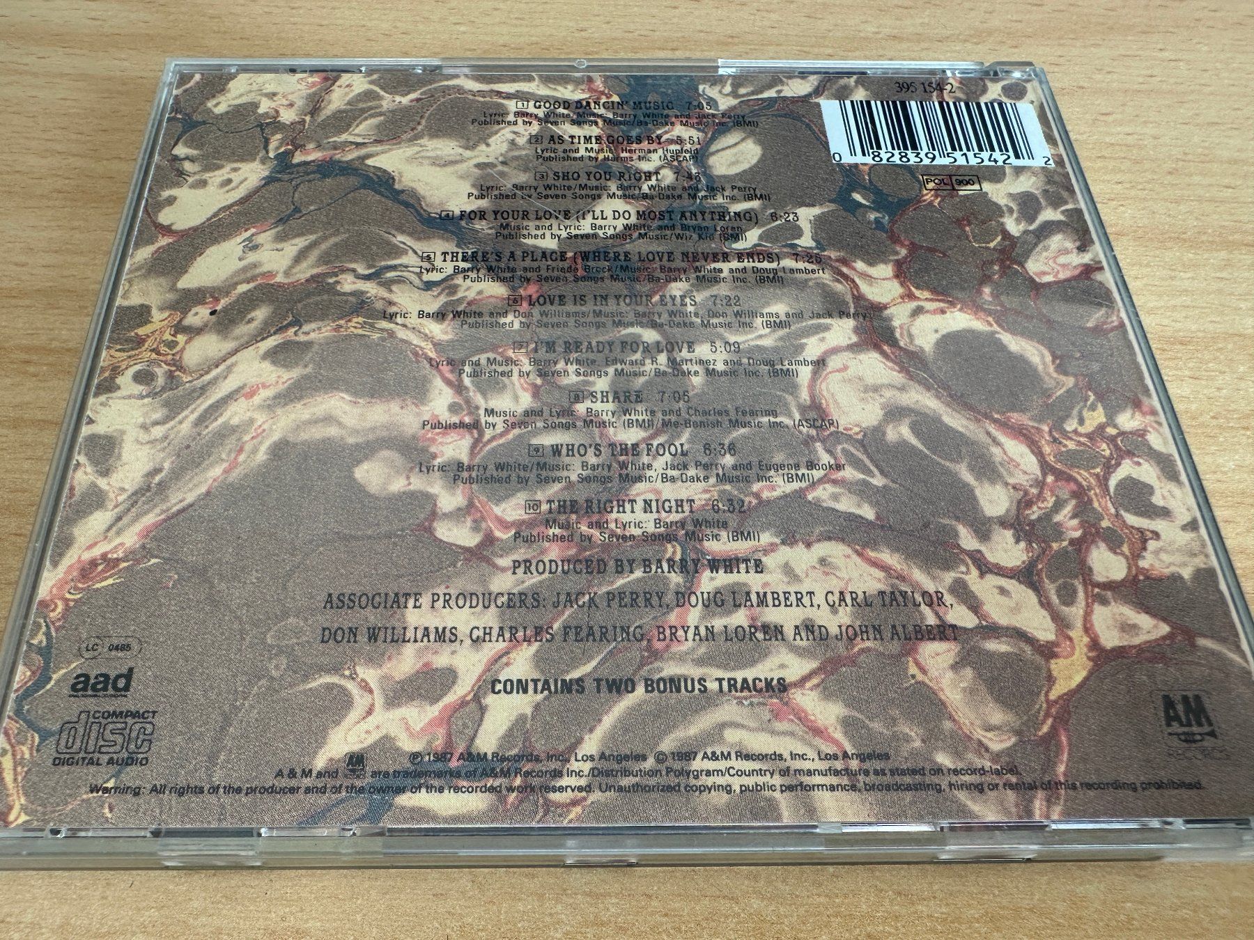 CD: Barry White – The Right Night & Barry White – Usato da Rikon im Tösstal venduto da Alpenmutz 1