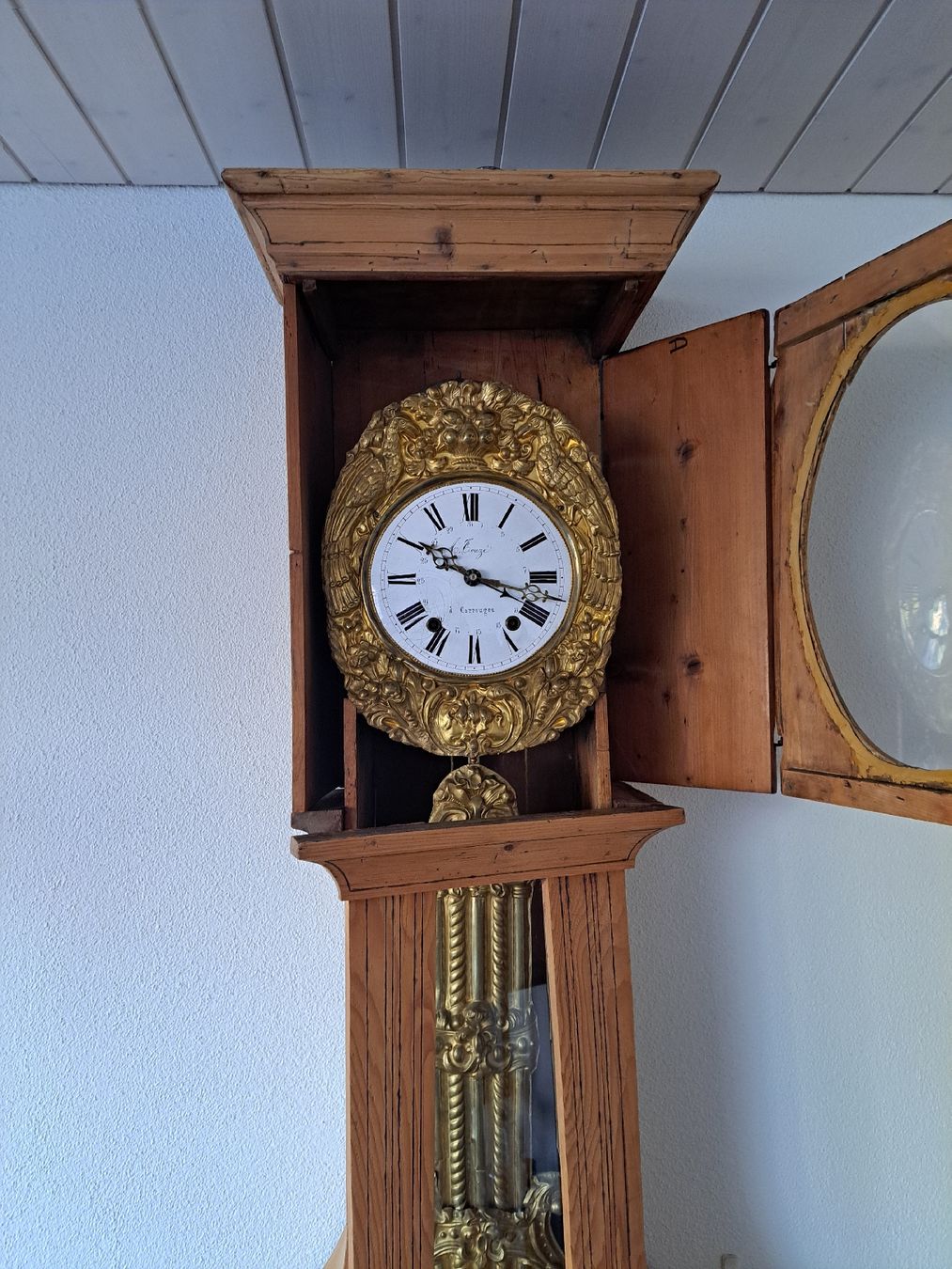 Orologi da terra & Orologi da parete: Comotoise Morez Standuhr mit Datum – Usato da Felben-Wellhausen venduto da val_js86 4