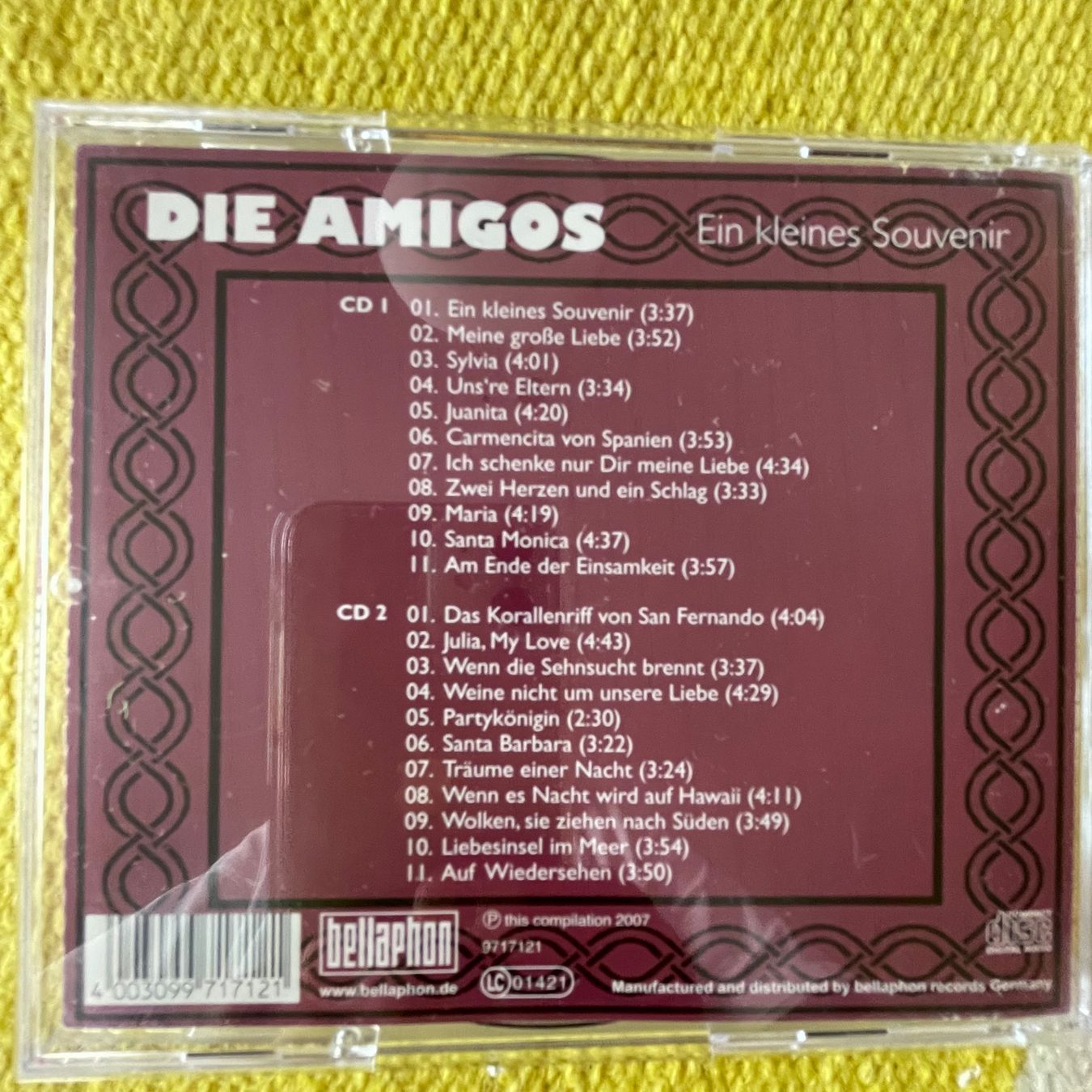 CD: AMIGOS-2CD EIN KLEINES SOUVENIR – Usato da Rorschacherberg venduto da CD-Roli 1