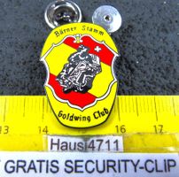GOLDWING CLUB MOTORRAD PI BÄRNER STAMM MIT SECURITY-CLIP