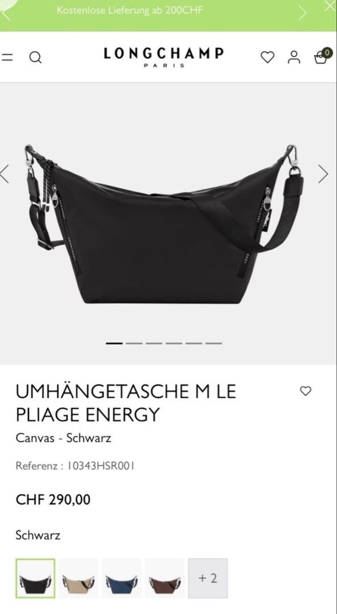 Borse: Longchamp Le Pliage – Nuovo e nell'imballaggio originale da Wattwil venduto da SchweizIT 3