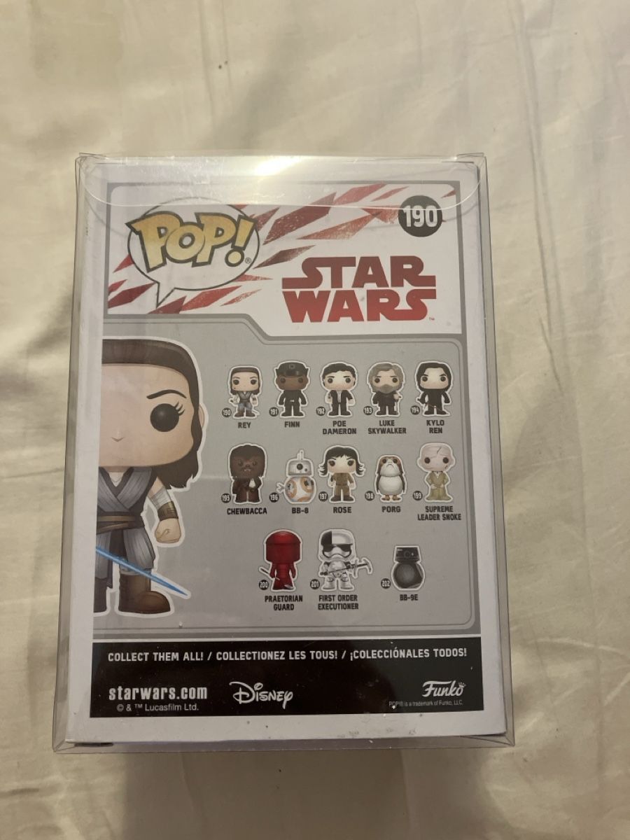 Funko Statuette: Funko Pop, Rey, Star Wars, 190 – Nuovo e nell'imballaggio originale da Rochefort venduto da ise_c7lc 2