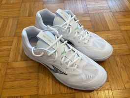 Mizuno Wave STEALTH 6 white/frozen emerald - Nuove