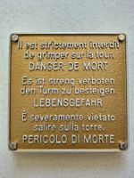 Altes Warnschild aus Metall, Absolute Rarität!