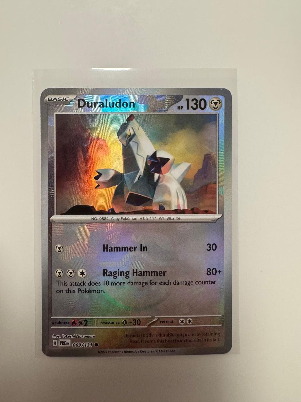 Pokémon Carte collezionabili: Duraludon | Reverse Holo Masterball | PRE 069/131 | EN – Usato da Spreitenbach venduto da Snacky96 2