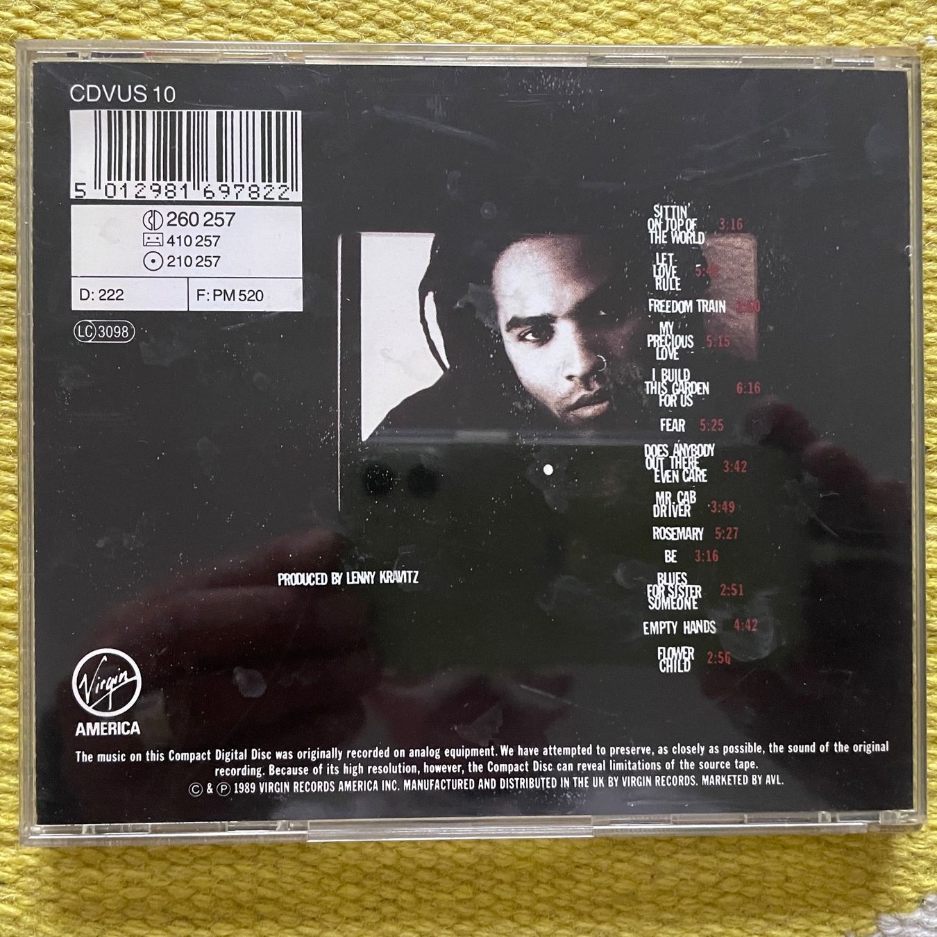 CD: LENNY KRAVITZ-LET LOVE RULE – Usato da Rorschacherberg venduto da CD-Roli 1