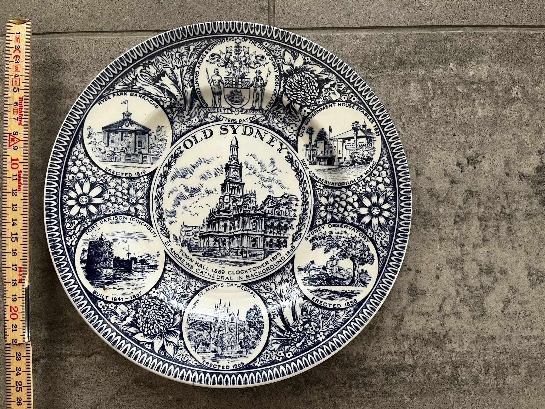 Teller: Souvenir plate - Old Sydney, 1974 – Gebraucht aus Lausanne von Kinga_Shopaholic 1