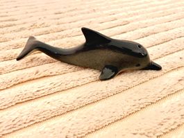 Delfin Figur, Keramik Länge 7 cm guter Zustand