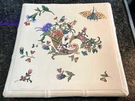 JUGENDSTIL SARREGUEMINES FRANCE HEISSSCHÜTZER MAJOLIKA,1900