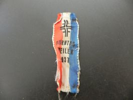 Altes Stoff Abzeichen Turntag Meilen 1937
