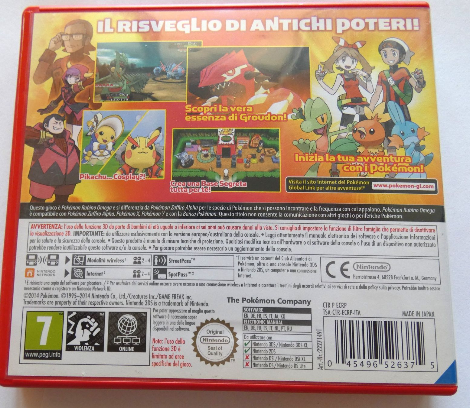 Pokémon Giochi: Nintendo 3DS - POKEMON Omega Ruby – Usato da La Sarraz venduto da classicworldcoins 1