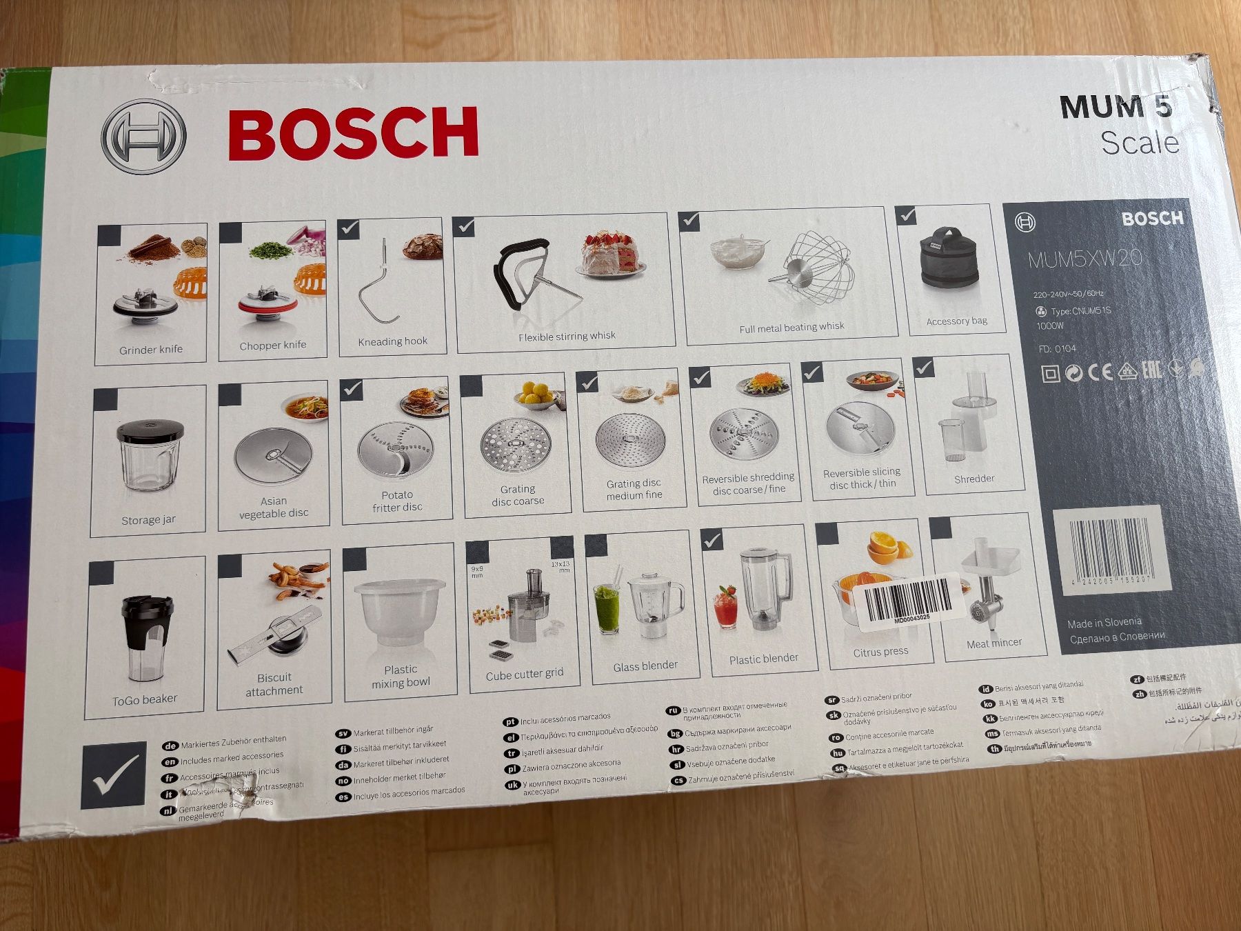 Bosch Elettrodomestici da cucina: Bosch Mum 5 Scale, Zubehör, OVP – Usato da Schaffhausen venduto da jon_dhm2 1
