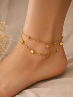 Fusskette Sternen Wasserfest Fusskettchen Anklet Halhal