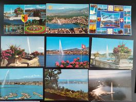 Genf Jet d'eau Set 19x Stck. ab ca. 1966