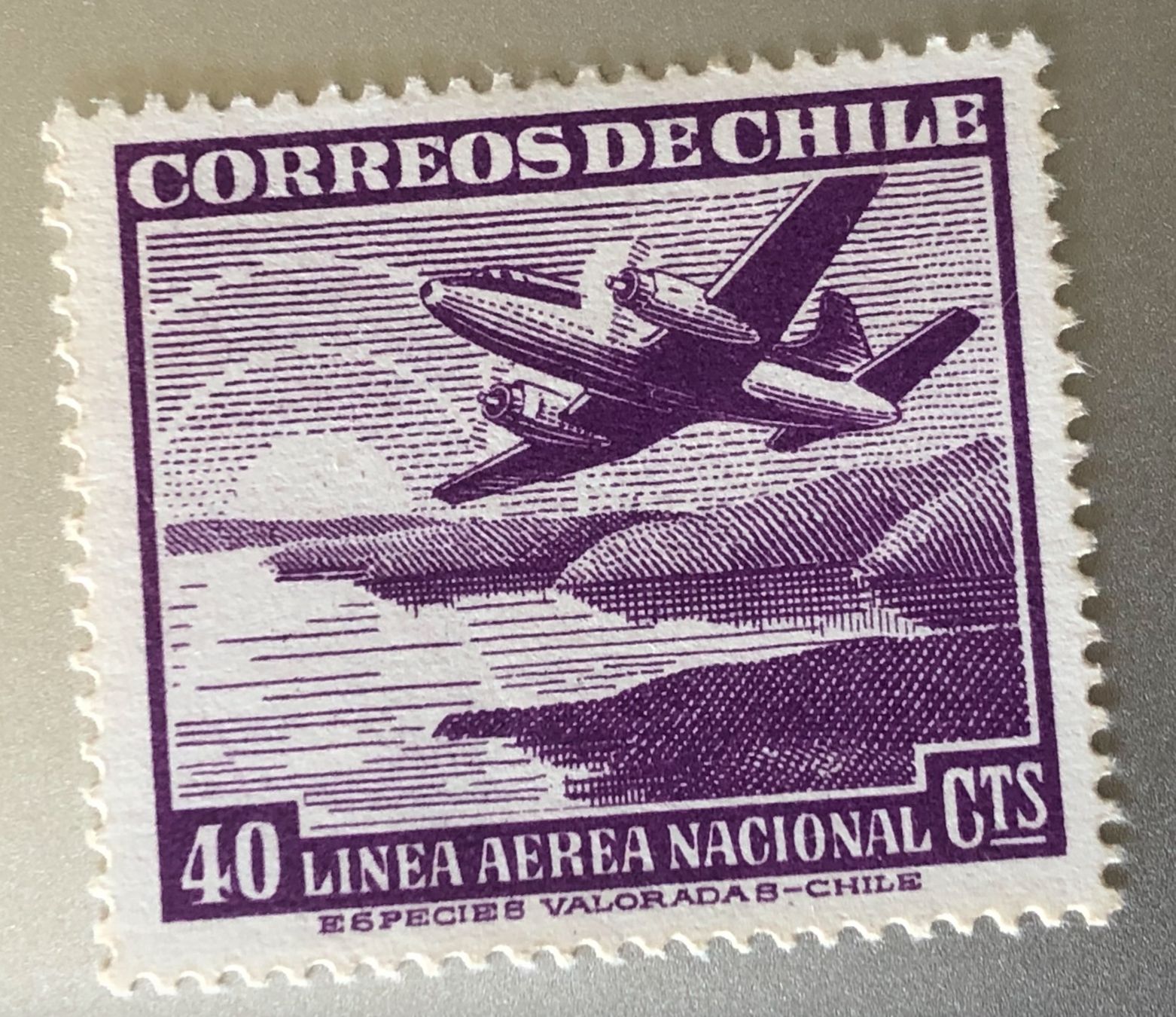 Tutti i francobolli: Briefmarke aus Chile Ungestempelt – Usato da Aarau venduto da Angi-007