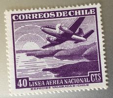 Briefmarke aus Chile Ungestempelt