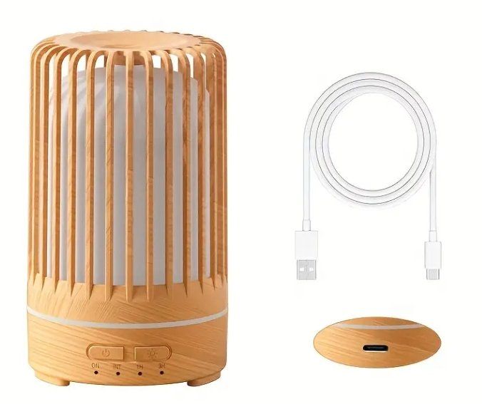 Diffusori di oli essenziali: Duft-Diffuser mit Holz-Look-Design 🌬️. – Nuovo e nell'imballaggio originale da Olten venduto da FloraAroma 2