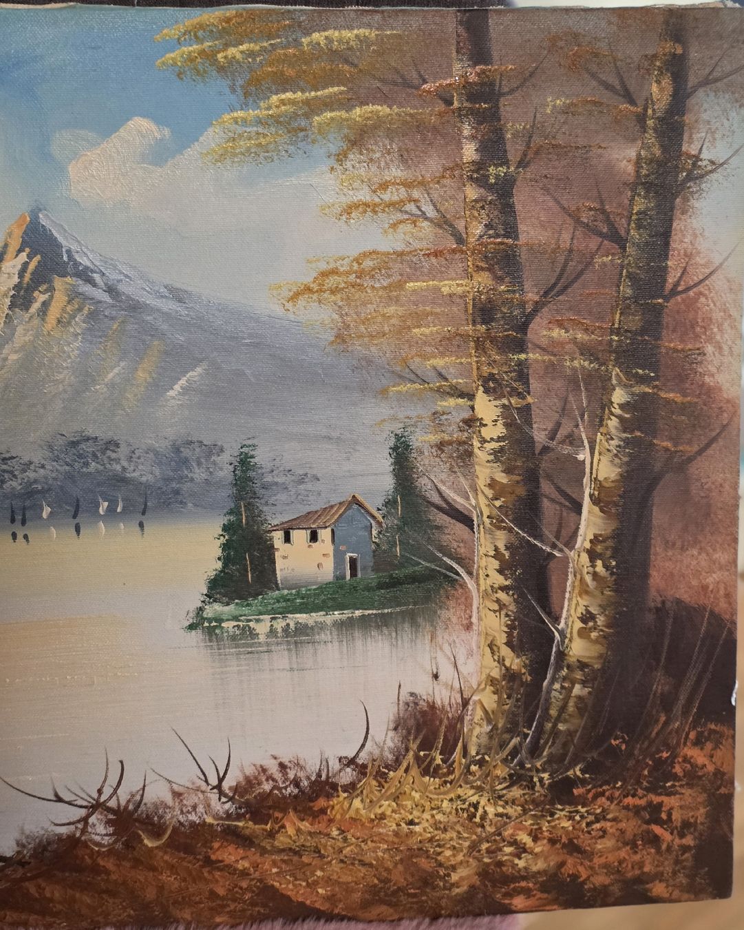 Dipinti: Ölgemälde Seelandschaft (69 x 49 cm) – Usato da Rohrbach venduto da lod_m58r 4