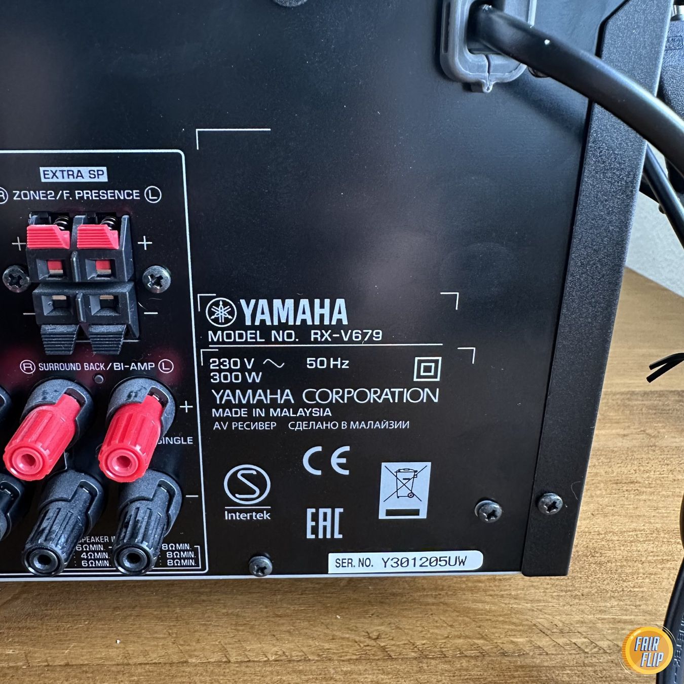 Yamaha Ricevitori: Yamaha RX-V679 AV Receiver 7.2 Kanal – Usato da Luzern venduto da fairflip 3
