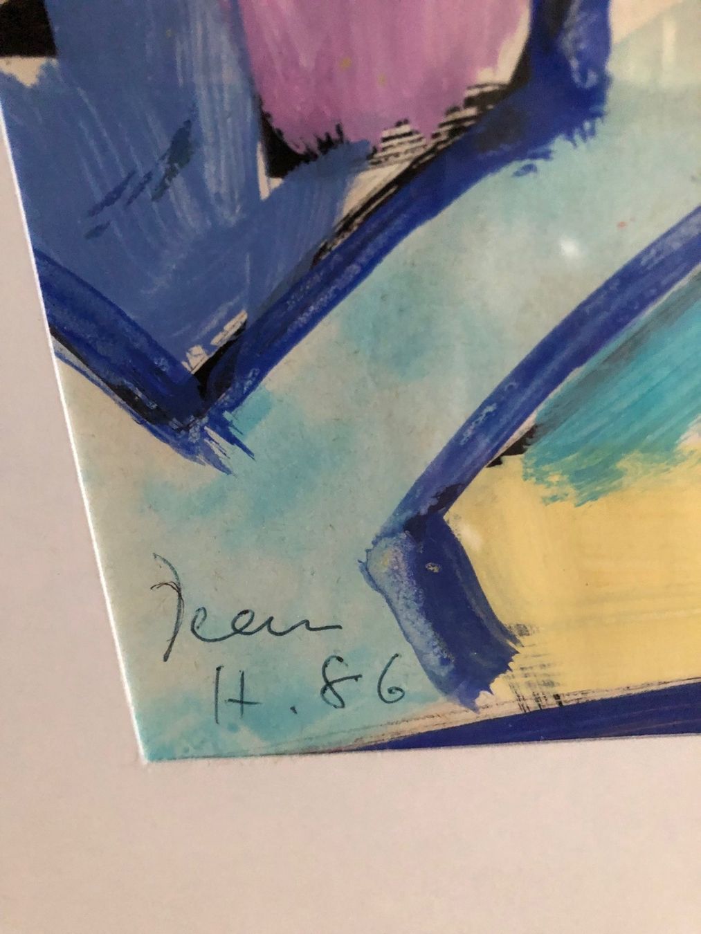 Dipinti: Gemälde signiert Jean Hasler 1986, Gouache – Usato da Bern venduto da Tuttoarte 1