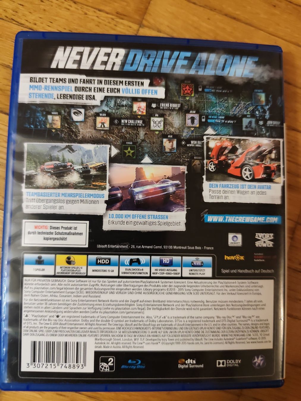 Sony Giochi: The Crew PS4 Computerspiel guter Zustand – Usato da Bülach venduto da jav_7vzp 1