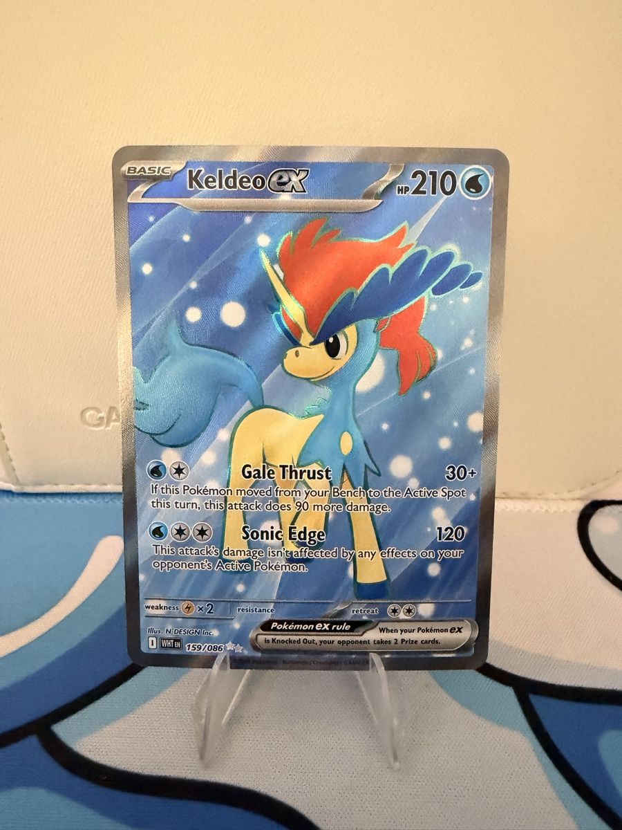 Pokémon Carte collezionabili: Keldeo ex (WHT 159) eng – Nuovo (secondo la descrizione) da Locarno venduto da mar_z75x