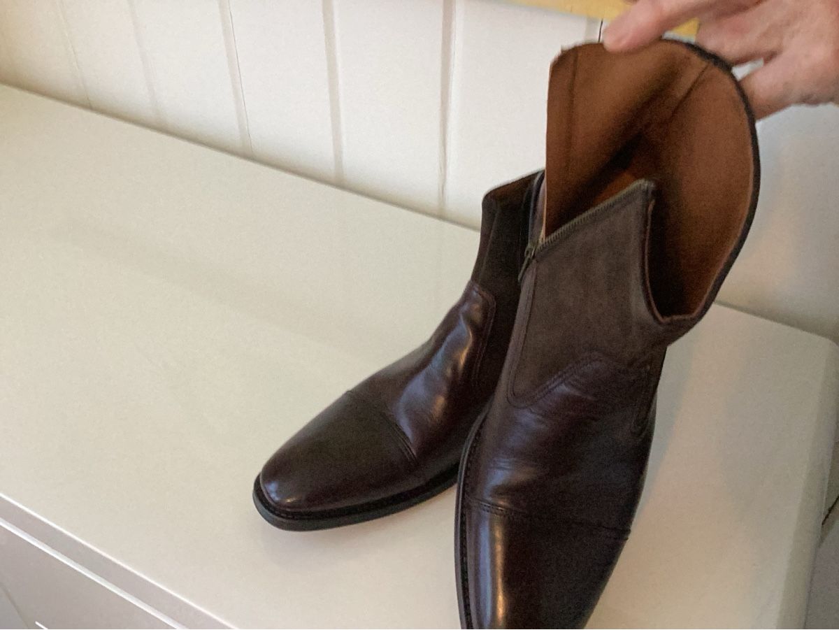 Navyboot Scarpe da uomo: Stiefeletten Wildleder/Glattleder Grösse 41 – Nuovo (secondo la descrizione) da Wil SG venduto da tho_tm8v
