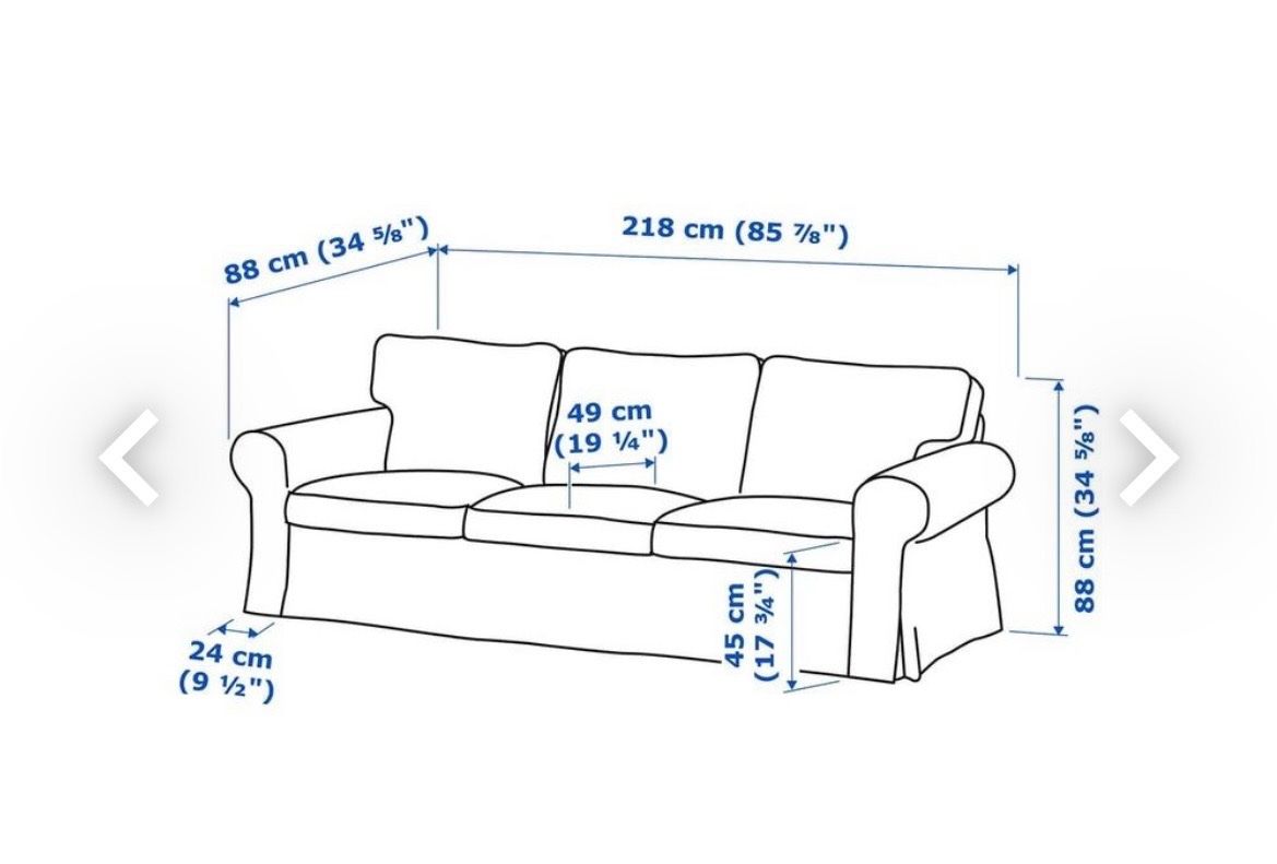 Ikea Divani: Sofa von IKEA, Ektorb, 3-Sitzer – Usato da Neuwilen venduto da bobbel01 3